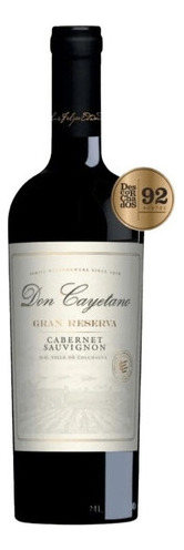 Vinho Don Cayetano Gran Reserva Cabernet Sauvignon750ml