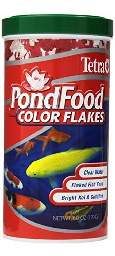 Tetrapond Pondfood Color Flakes, Amplificador De Color En Es