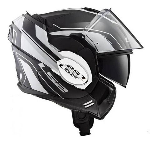 Imagen 3 de 5 de LS2 Valiant FF399 - White/Black - Lumen - M