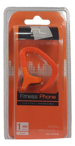 Fone De Ouvido Fitness Phone Multilaser Laranja
