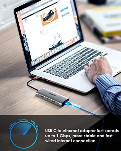 Pack 4 En 1 Usb C Hub - Adaptador Superspeed 10gbps