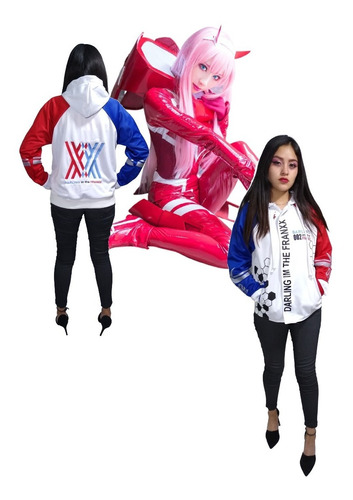 Anime Sudadera Darling In The Franxx Zero Two Chamarra Cosp