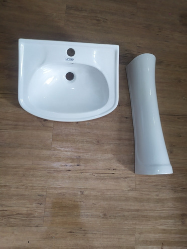 Lavamanos Blanco Con Pedestal