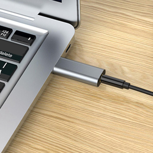 Adaptador De Conector De Audio Usb A 3,5 Mm Convertidor De
