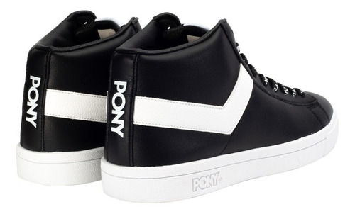 Tenis Pony Top Star Hi Soot Dama Action Leather