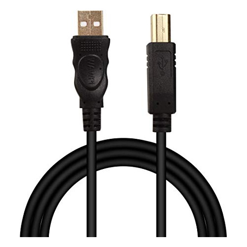 Wawpi - Cable Usb 2.0 Chapado En Oro (conector A Macho A B-m