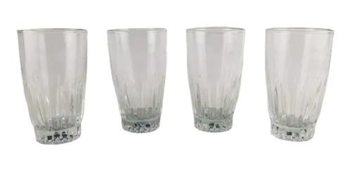 Set De 4 Vasos Para Bebidas Modelo Royal 353cc