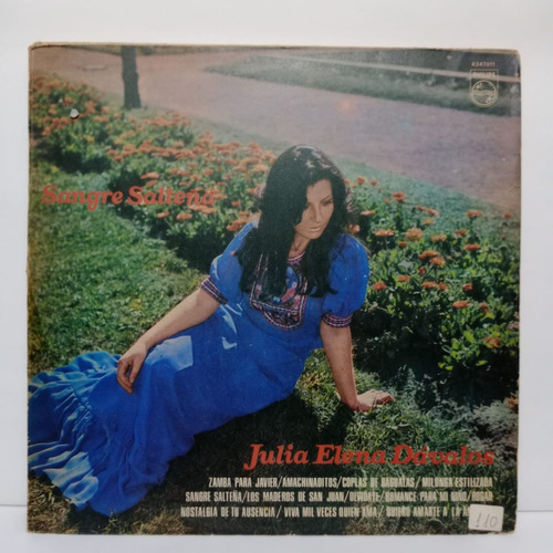 Julia Elena Dávalos- Sangre Salteña- Lp, Argentina 