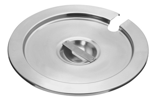 Tapa Para Bufetera Chafer Para Sopa Redondo 11 L Acero Inox Color Plateado
