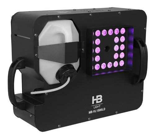 Máquina de humo vertical de 23 LED RGB 3 en 1, 220 V o 110 V, color negro