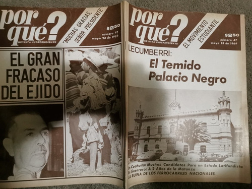 Revista Porque Lecumberri El Temido Palacio Negro Mayo 1969