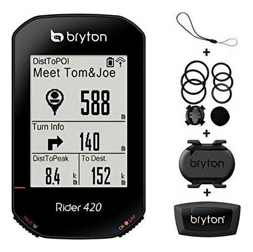 Computadora Para Bicicleta Bryton Rider 420t Gps paquete De