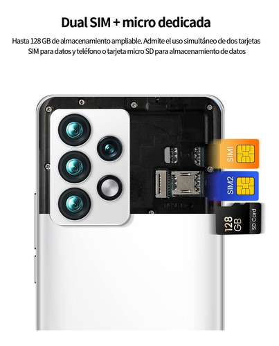 Imagen 8 de 10 de Teléfonos Ultraligeros A52s De 6.82 Pulgadas, 16 Gb, Wcdma,