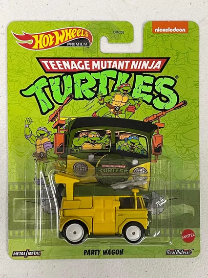 Hot Wheels Premium Party Wagon Tortugas Ninja Tmnt Mattel