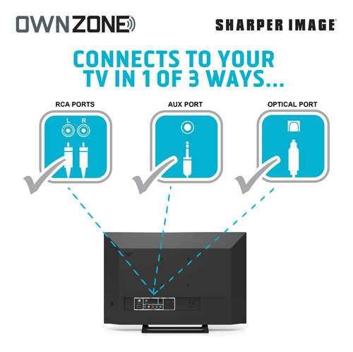 Auriculares Inalámbricos Recargables Para Tv Own Zone De Sha
