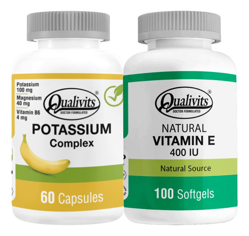 Potasio Complex, Magnesio + Vitamina E 400 U.i - Qualivits