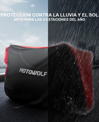 Funda de moto Universal Motowolf 0802 Talle Xxl