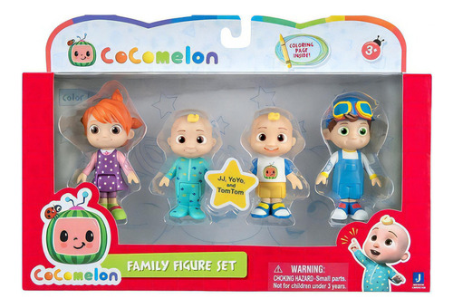 Cocomelon Set 4 Muñecos La Familia W0169