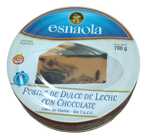 Postre Dulce De Leche Con Chocolate Esnaola 700 G S/tacc X12