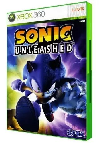 Jogo Game Do Sonic Unleashed Para Xbox 360 Mídia Física