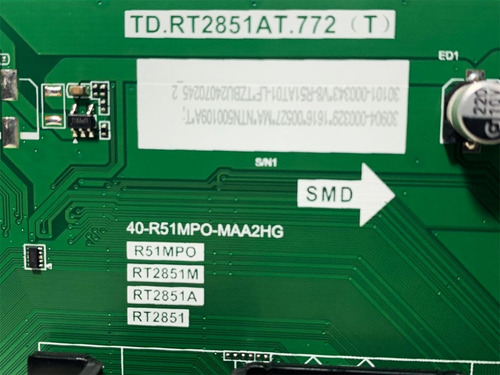 Main Para Tcl Modelo 65s451g, 40-r51mpo-maa2hg