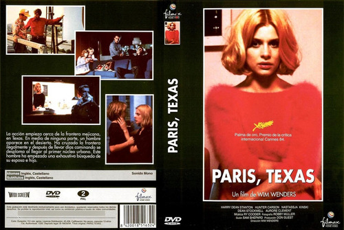 Paris Texas - Nastassja Kinski - Wim  Wenders - Dvd