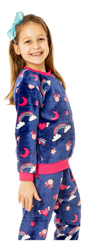 Conjunto Infantil Pelucia Fleece Inverno - Pijama Quentinho