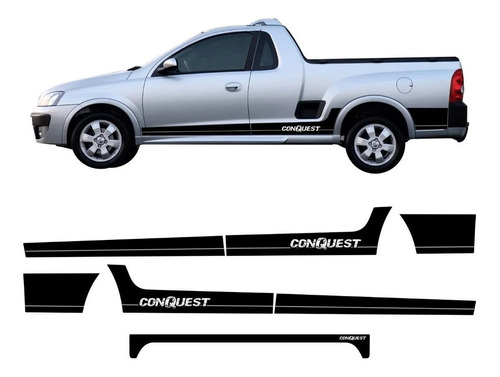 Calco Camioneta Lateral Montana Conquest Completa Mtcq1