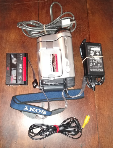 Handycam Sony Hi8 Trv138, Cargador, Conexión Tv, Cassette. Plateado