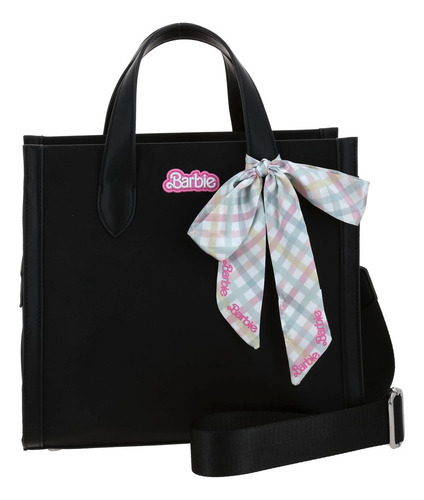 Bolsa Satchel Barbie Gorett Br25018-c Color Negro