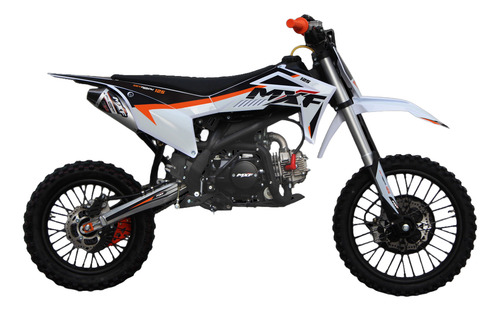 Mini Moto Cross Mxf 125cc Pro Series Laranja Partida Elétric