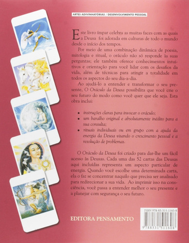 Livro - O Oraculo Da Deusa /amy Marashinsky