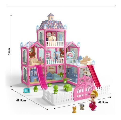 Castillo Princesa - Casa Muñecas, Juguete Didáctico