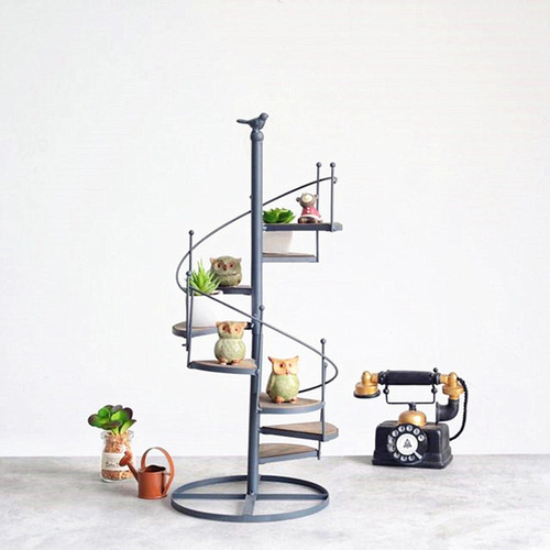 Soporte For Plantas En Espiral, Organizador De Macetas,