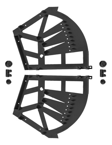 2 Piezas Bisagras Para Zapatero, Negro 3 Capas Gruesas. ,