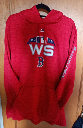 Espectacular Sweater Majestic Boston Red Sox Serie Mundial18