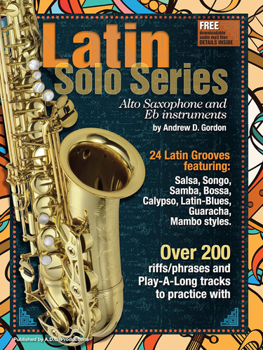 Libro: En Ingles Latin Solo Series For Alto Saxophone And E