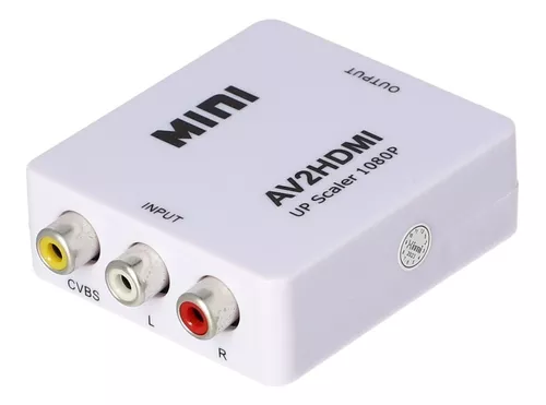 Kit 3 Pzs Convertidor Hdmi Rca Adaptador De Audio Y Video /e