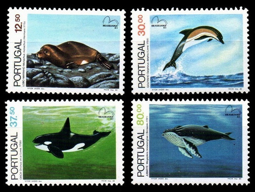 Fauna Marina - Brasiliana '83 - Portugal  - Serie Mint