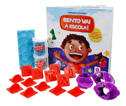 Bento Vai A Escola Livro Interativo Com Massa Estrela
