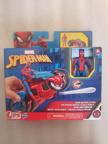 Marvel Spider Man Moto Aracnida