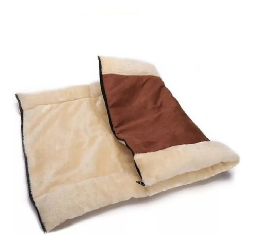 Cama Túnel Polar Para Gatos Mascotas Lavable Térmica 2 En 1
