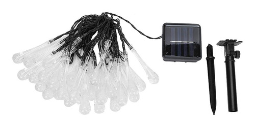 Guirnalda Guia De Luces  Luz Solar Led 50 Bombitas 6mtrs Mli