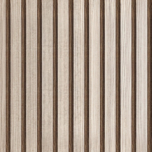 Papel De Parede Ripas De Madeira Cinza Vinilico Sala 10m