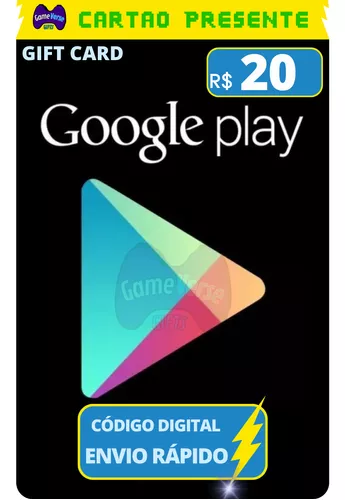 Comprar Código do Google Play R$ 50 Reais