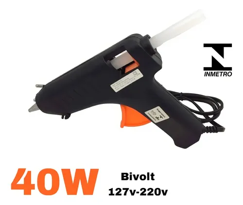 Pistola Cola Quente 40w Grande Profissional Bastão