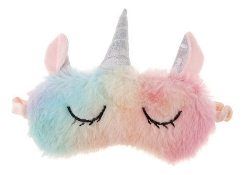 Rainbow Unicorn Sleep Máscaras Eye Shade Cover Para Mujeres 