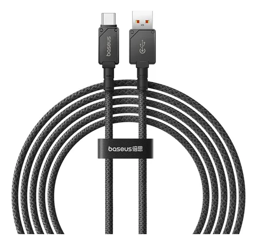 Cable Carga Rápida Baseus Usb A Tipo C 2 M 100w Negro