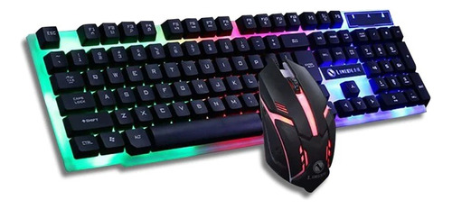 Kit Teclado Mas Mouse Rgb