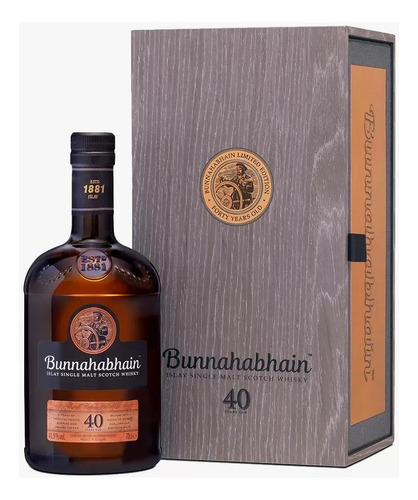 Whisky Bunnahabhain 40 Anos Edição Limitada 700 Ml